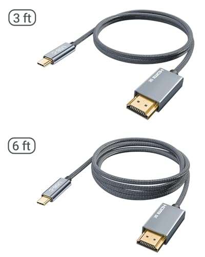 Cable USB C a HDMI 2.1 de 4K 120Hz para solucionar los parpadeos en pantallas externas 6
