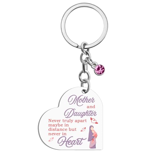 UYBEPU Valentines Day Gifts for Mom Key Chain From Daughter