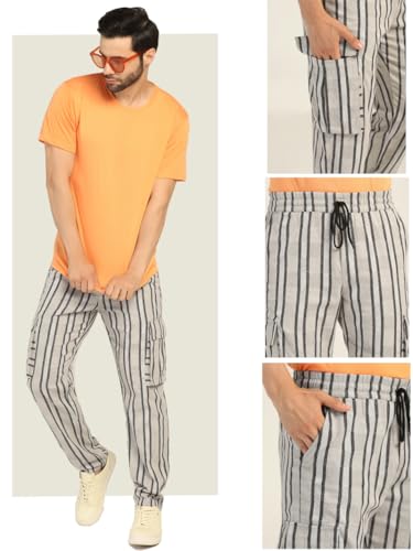 Image of TOPLOT Men's Cargo Pant || Pant for Men || Cargo Pant for Men || Cotton Cargo Pants