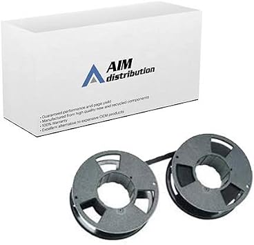 AIM Distribution Compatible Replacement for NER 5-1323 Black Printer Ribbons 6/PK - Replacement to Printronix 250269-005
