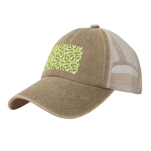 Sushi Dill Pickles Printing Cowboy Adjustable Summer Hat Classic Design,Mesh Back for Breathability One Size for Outdoor