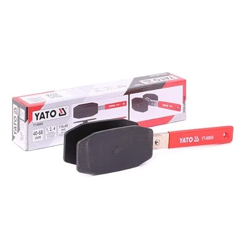Yato Profi Bremskolben-Rücksteller mit Ratschenfunktion | 40-68mm | 2-Wege-System | für 1-, 2- oder 4-Fach Bremskolben | Bremskolben Zange Knarre Ratsche