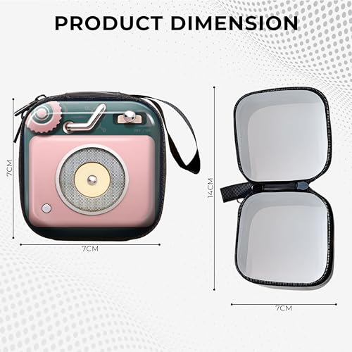 Image of Kraptick Multipurpose Coin Pouch for Men & Women, Compact Coin Organiser, Cash & Coin Holder Pouch, Stylish Mini Money Pouch for Everyday Use (Peach)