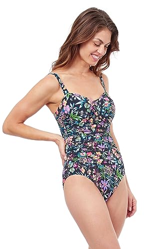 Profile by Gottex Women's Standard Flora D-Cup One Piece2