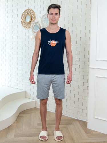 Image of Lux Cozi Men's Cotton Printed Regular Fit Vest