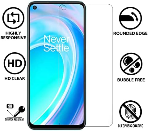 FIRST MART - A BRAND WORTH REMEMBERING First Mart Edge To Edge Tempered Glass For Oneplus Nord Ce 2 Lite 5G (6.59 Inch) With Easy Self Installation Kit | Black Case Friendly Screen Protection