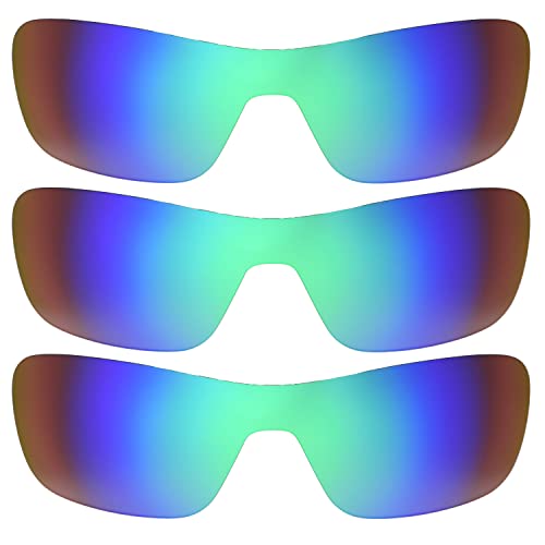 Verres polarisés Oakley Turbine Rotor Vert en lot de 3 | Taille unique