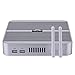 Fanless Mini PC,Mini Computer,Mini PC Windows 10 HTPC with Intel i3 8145U 8140U Dual Core CPU, 32GB Ram 1TB SSD, HDMI,VGA, 4USB 3.0, Aluminum Alloy Chassis