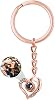 Custom Photo Silve Keychain Personalized I Love You Projection Keychain Anniversary Memorial Gift Christmas Birthday