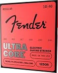 Fender Ultracore™ 1250 Chaînes de guitare électrique, 1250R Acier nickelé, jauges .010-.046, bout à billes, ensemble de 6