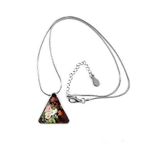 Pendentif triangle fleur pour sublimer votre tenue de bureau quotidienne