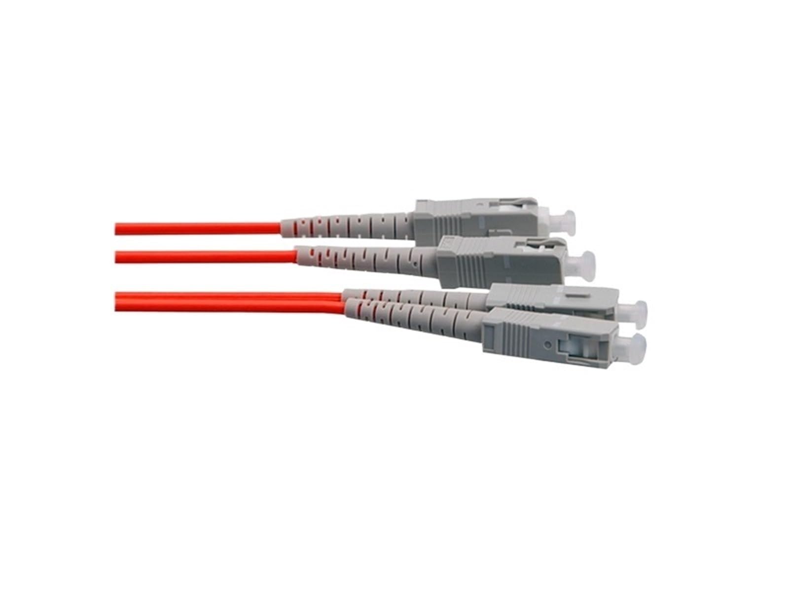 Câble de raccordement à Fibre Optique LC-SC Duplex OM2 multimode 2,0 mm 50/125 um 20 pièces(2MTR)