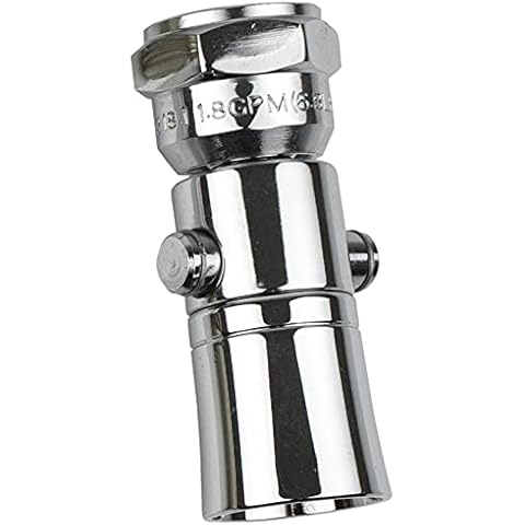 LDR Industries 520 1100CP-18 Water Saving Showerhead with Push Button Flow Control, Chrome Plated Brass Cover