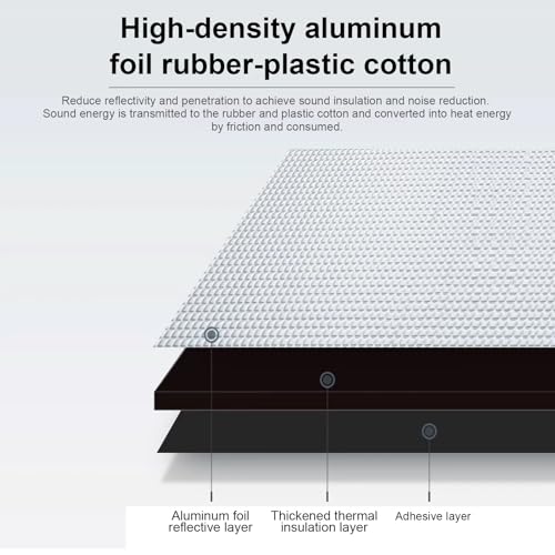 Material aislante autoadhesivo reflectante de aluminio contra el ruido 4