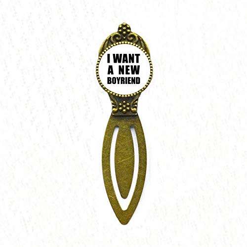 Marque-page rétro I Want A New Boyfriend pour ne plus jamais corner vos romans