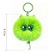 HuanHengOn 2PCS Cute Plush Cat Keychain Set, Green & White Kawaii Kitty Key Rings with Metal Chain, Soft Car Pendant & Bag Charm for Purse Backpack, Gift for Girls, Women, Cat Lovers