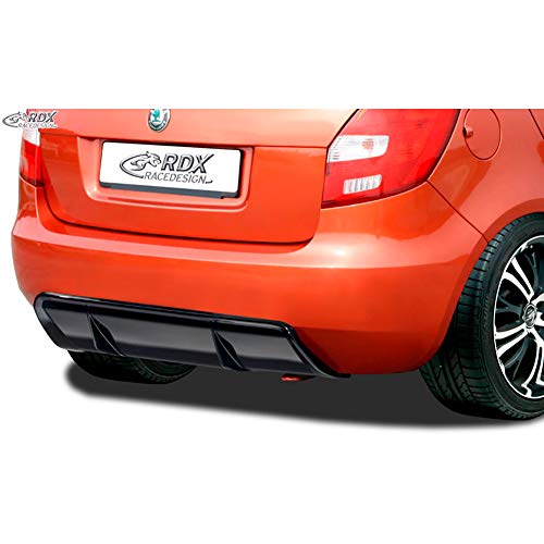 Difusor trasero de ABS brillante RDX Race Diseño para renovar tu Fabia II HB 5J
