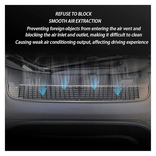 Grille ventilation intérieure protégeant la calandre de Model Y - 7