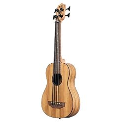 Kala UBASS – Zebrawood – Ukulele basse (+ housse) - Les Beatles, Paul McCartney, John Lennon, RIngo Starr, George Harrison Kala UBASS – Zebrawood - Ukulele basse (+ housse) – Image 3