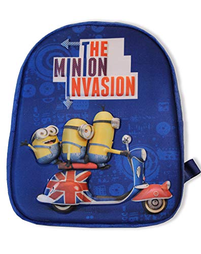 Preisvergleich Produktbild mc 3D Minions Rucksack für Kinder, 32 cm, Blau
