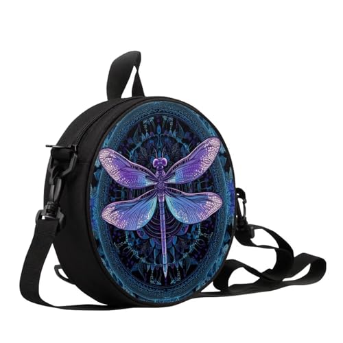 Image of Women Novelty Round Clock Shape Zippered Clock Purses for Women Tote Handbag Shoulder Bag, Gift for Mom Girlfriend