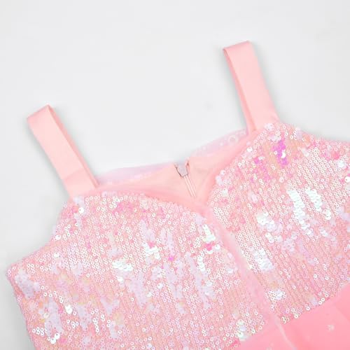 Disfraz de Bruja para Niñas en Rosa con Lentejuelas miniatura 4