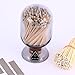 White Matches Included (100 Pcs), Glass Match Cloche with Striker, Glass Match Holder with Striker, Match Bottle with Candles Matches for Fireplace, 3'' Long Safety Matches for Candles, BBQ, Grill