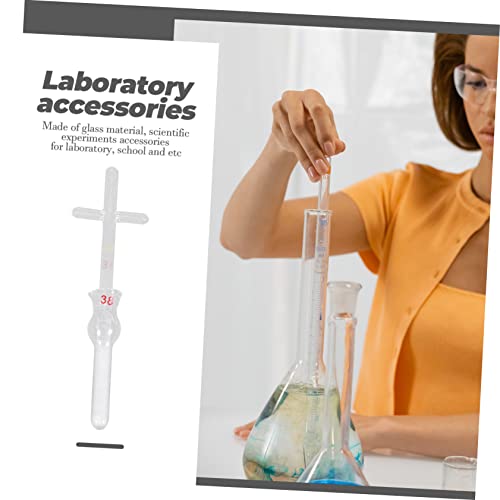 Ultechnovo Tissue Grinder Science Experiment Glassware Homogenizer Labs Glassware Accessory Glass Cell Tissue Grinder Laboratory Accessories Glass Cell Grinder Cross Handle Cell Transparent #TOP3