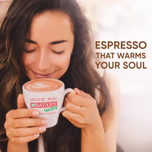 Image of Bayar's Coffee Caffe Espresso Montana Blend 100% Coffee Beans Bag 500g | Authentic Blend with 60% Arabica & 40% Robusta | Freshly Roasted for Rich Aroma & Taste | Ideal for French Press & Espresso
