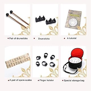 OFAY Tambour De Langue en Acier De 12 Pouces, 13 Notes, Style De Fleur Sonore Magnifiquement Fini Et Paisible avec des… - Les Beatles, Paul McCartney, John Lennon, RIngo Starr, George Harrison OFAY Tambour De Langue en Acier De 12 Pouces, 13 Notes, Style De Fleur Sonore Magnifiquement Fini Et Paisible avec des… – Image 5