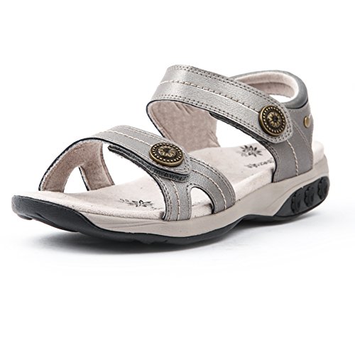 Therafit Shoe Women's Grace Leather Adjustable Walking Sandal