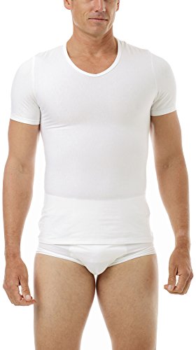 Manshape® MagiCotton Gynecomastia Compression V-Neck T-Shirt - Slimming, Sporting and Support