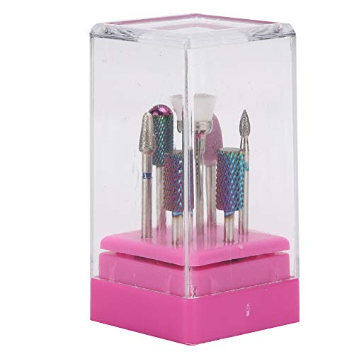 Colorido Tundo de tungsteno Taladro de clavos Kit Cutícula Clean Manicura para la belleza de las uñas