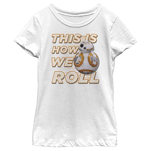 T-shirt Star Wars fille en coton respirant à manches courtes XS