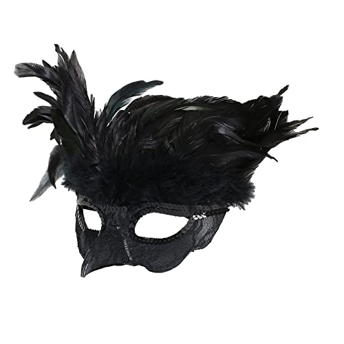 tmroeet Costume Masks Feather Animal Mask Masquerade Bird Mask Halloween