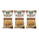 Fresh Gourmet Authentic Wonton Strips Crunchy Snack and Salad Topper 16 Ounce (Pack of 3)