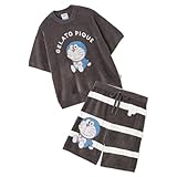 [ジェラート ピケ] 【ドラえもん】【メンズ】ジャガードプルオーバー&ハーフパンツセット