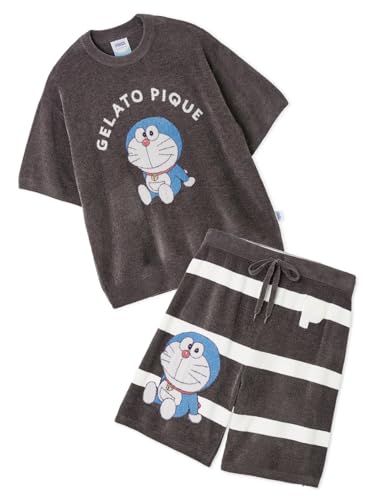 gelato pique メンズ ジャガードプルオーバー＆ハーフパンツセット
