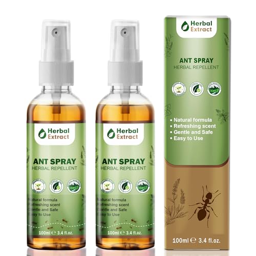 Image of Ant Repellent Spray for Home & Office | 100% Natural, Herbal, Irritant-Free, Chemical-Free | Long Lasting & Effective Protection | Baby, Plant & Pet Safe | Pack of 2 | 200ml