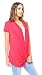 Free to Live Women's Lightweight Short Sleeve Criss Cross Pullover Nursing Top (Large, Red)