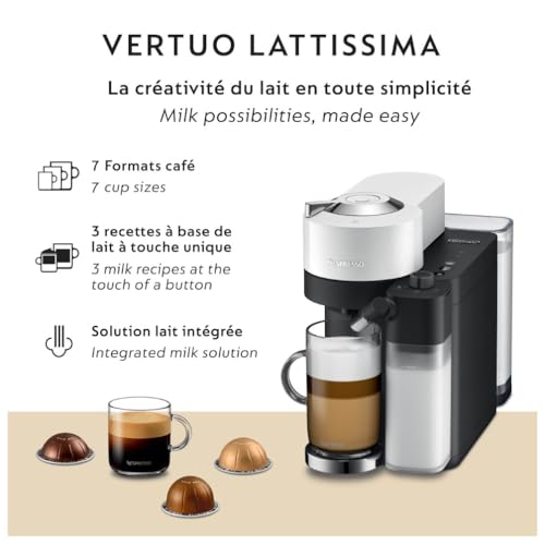 Nespresso Vertuo Lattissima by De'Longhi, White by Nespresso - Image 4