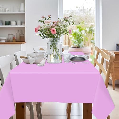 Whaline 16 Pcs Purple Plastic Tablecloth 4 Gradient Lavender Purple Colors Rectangle Table Cover Waterproof Table Cloth for Party Decoration Supplies, 54 x 108 Inch by Whaline - Image 6