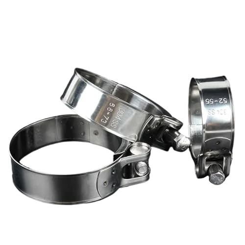 Collier serrage acier inoxydable 304 contre fuite échappement 44mm - 2