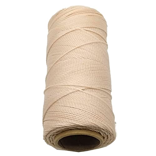 Linhasita Waxed Thread 100 g / 170 m Polyester 1 mm Thick Macrame, 30 Colours ecru, 170 metros / 100 gr - Image 2