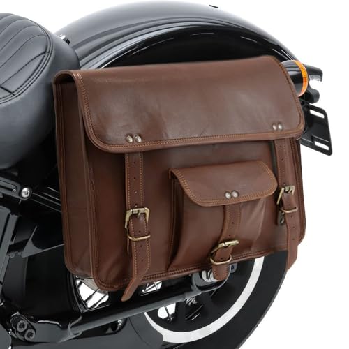 Satteltasche Vintage für Kawasaki W800 Cafe/Standard/Street Craftride SV7 br