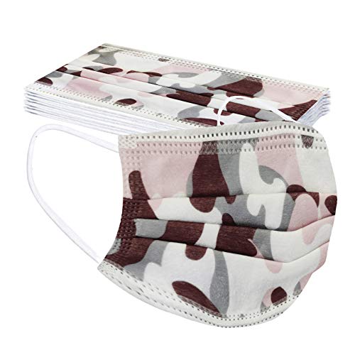 Preisvergleich Produktbild 10-100 Stück Kinder Kindermaske Mundschutz Multifunktionstuch, Netter Karikatur Gedruckt Druck Einweg 3-lagig Kinder Mode Maske,Weiche Staubdicht Atmungsaktive Mund-Nasenschutz Bandana Halstuch