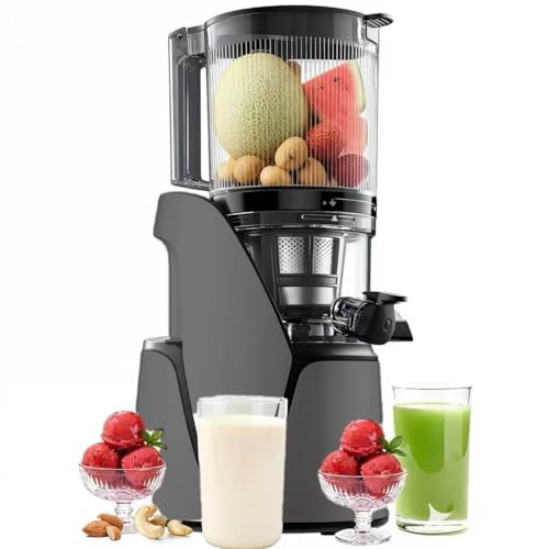 EanOruus Whole Juicing Maker, Locking Buckle Design, Quick Assembly, High Extraction for Greens &...