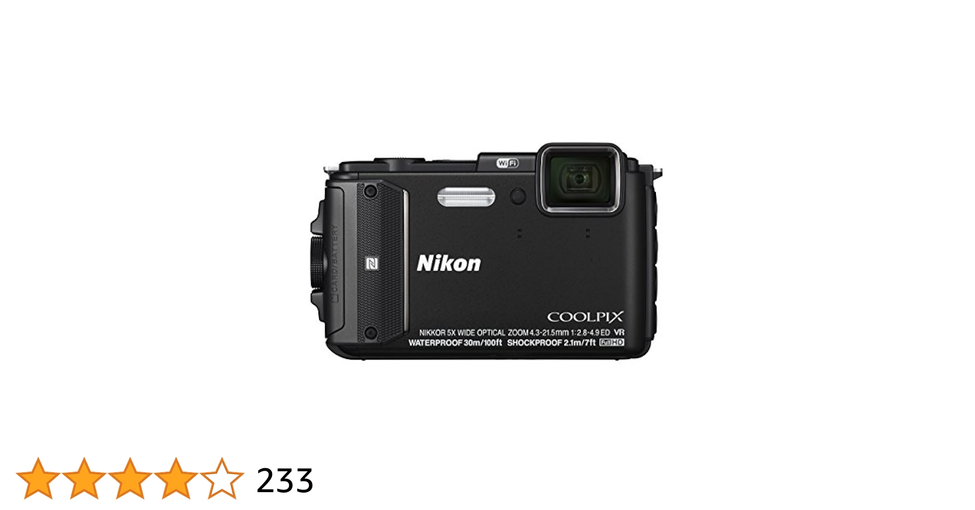 【防水・耐衝撃】Nikon coolpix aw130 黒 純正ケース付 Amazon | Nikon デジタルカメラ COOLPIX AW130 ブラック BK