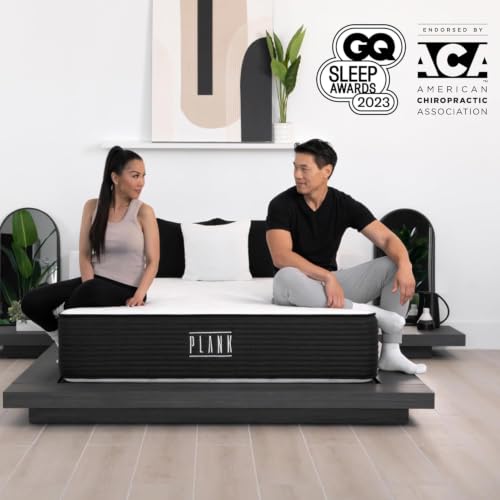 Best Mattress for Side and Stomach Sleepers with Back Pain (2026 Guide) 13 Brooklyn Bedding Plank Firm Luxe 13' California King Hybrid Mattress|Cooling Top