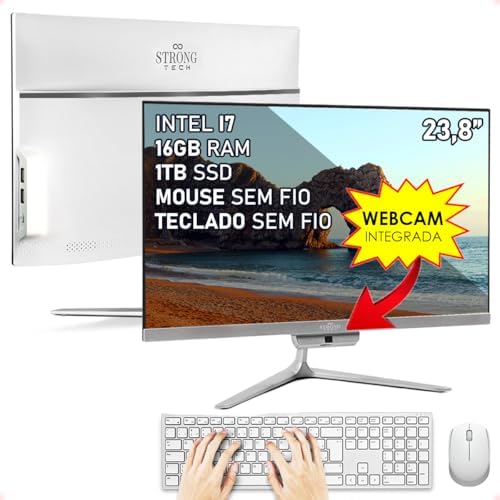 Computador Completo All In One Intel Core i7 23,8" Full HD 16GB SSD 1TB ...